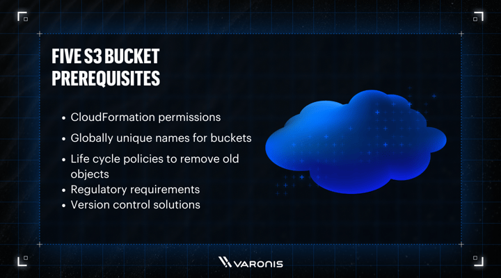 Five S3 Bucket Requirements