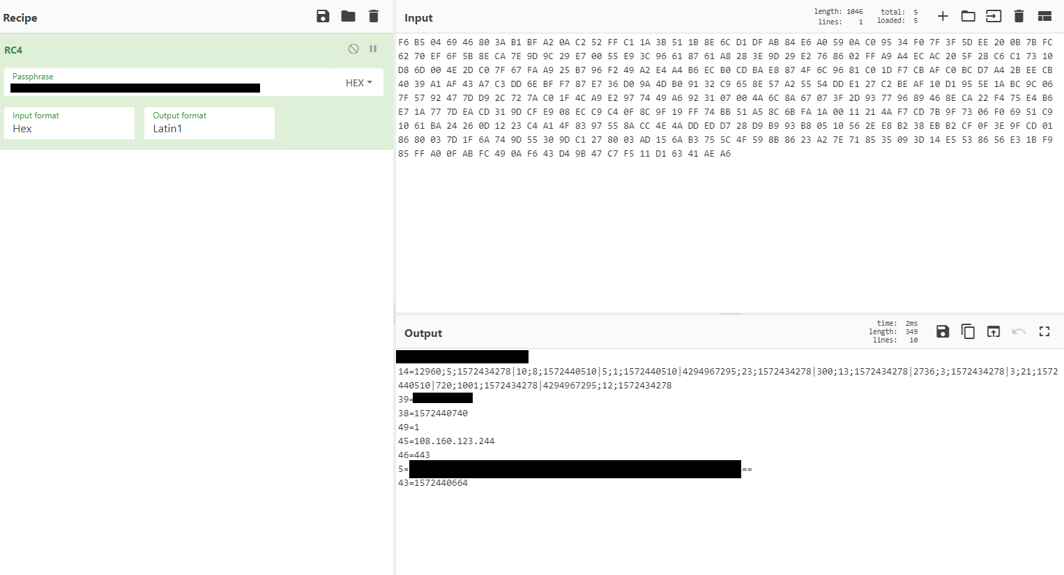 Qbot II Configuration Data