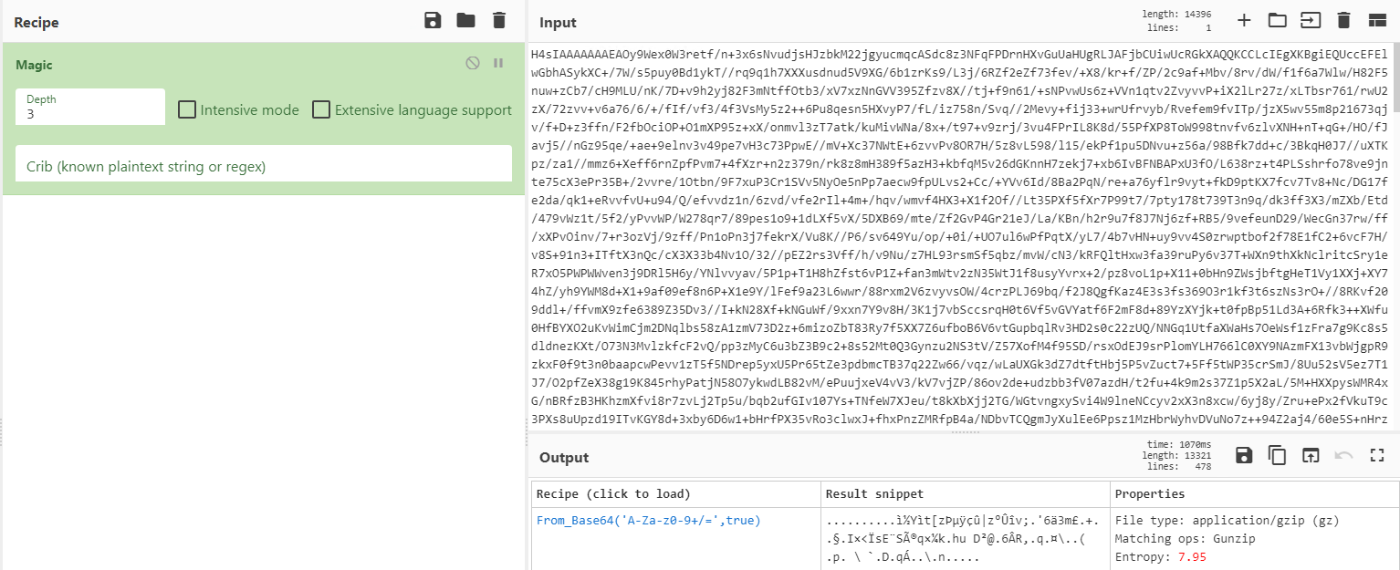 Magic method from GCHQ's Cyberchef