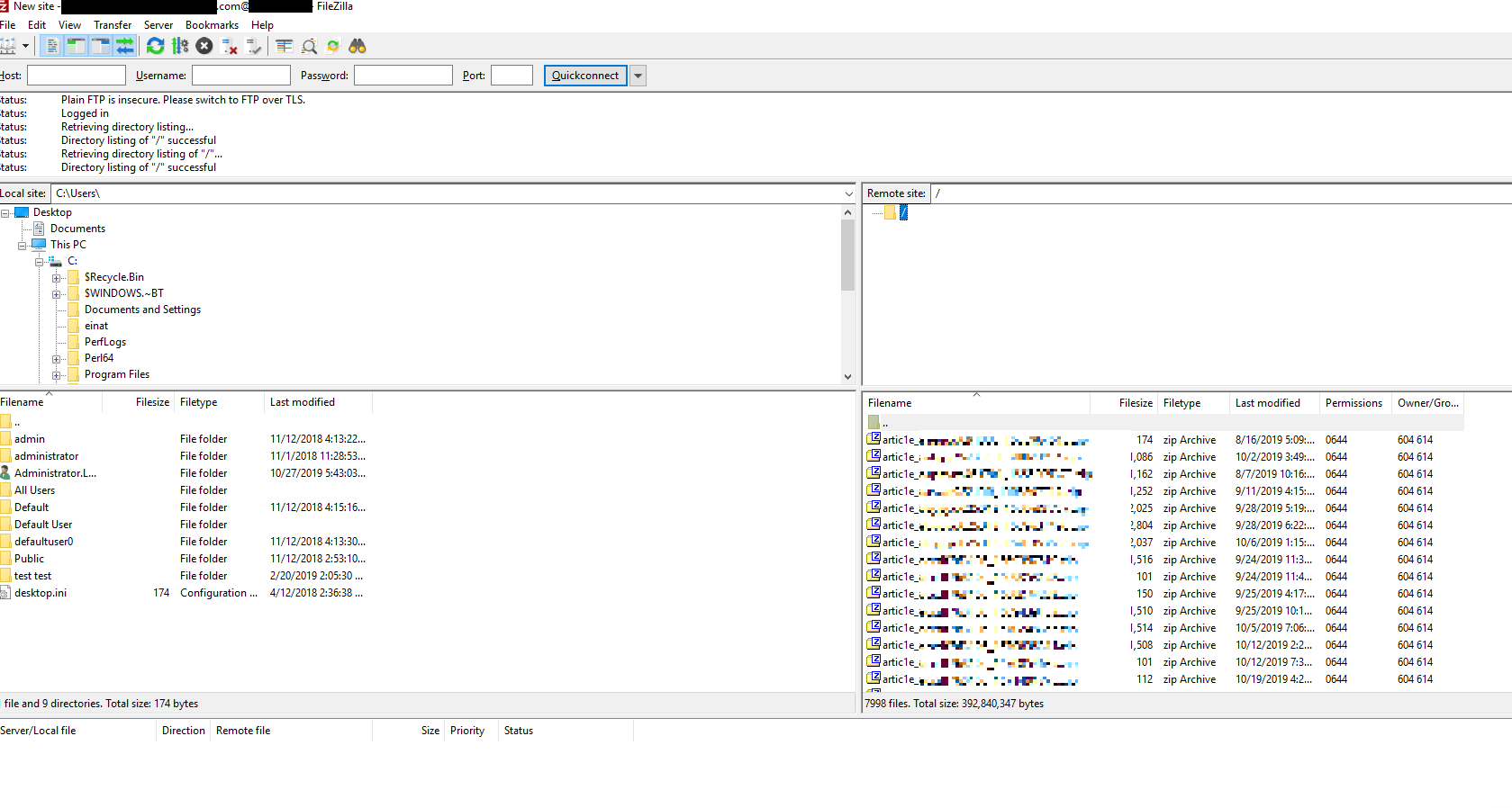 Qbot II FTP Server