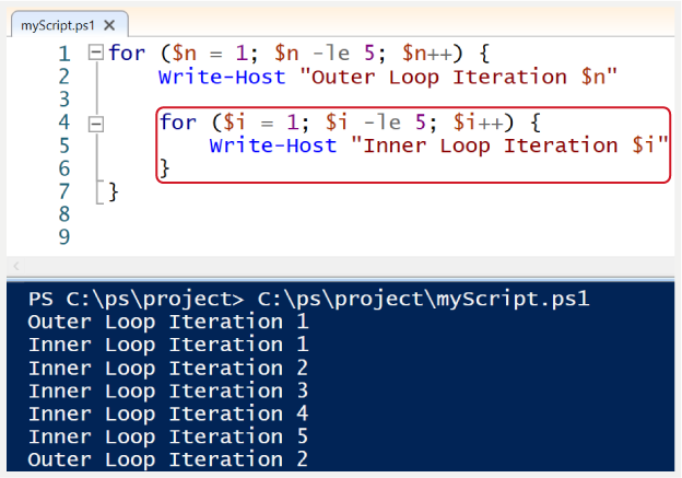 a screenshot of how to track and commit files in Git using PowerShell