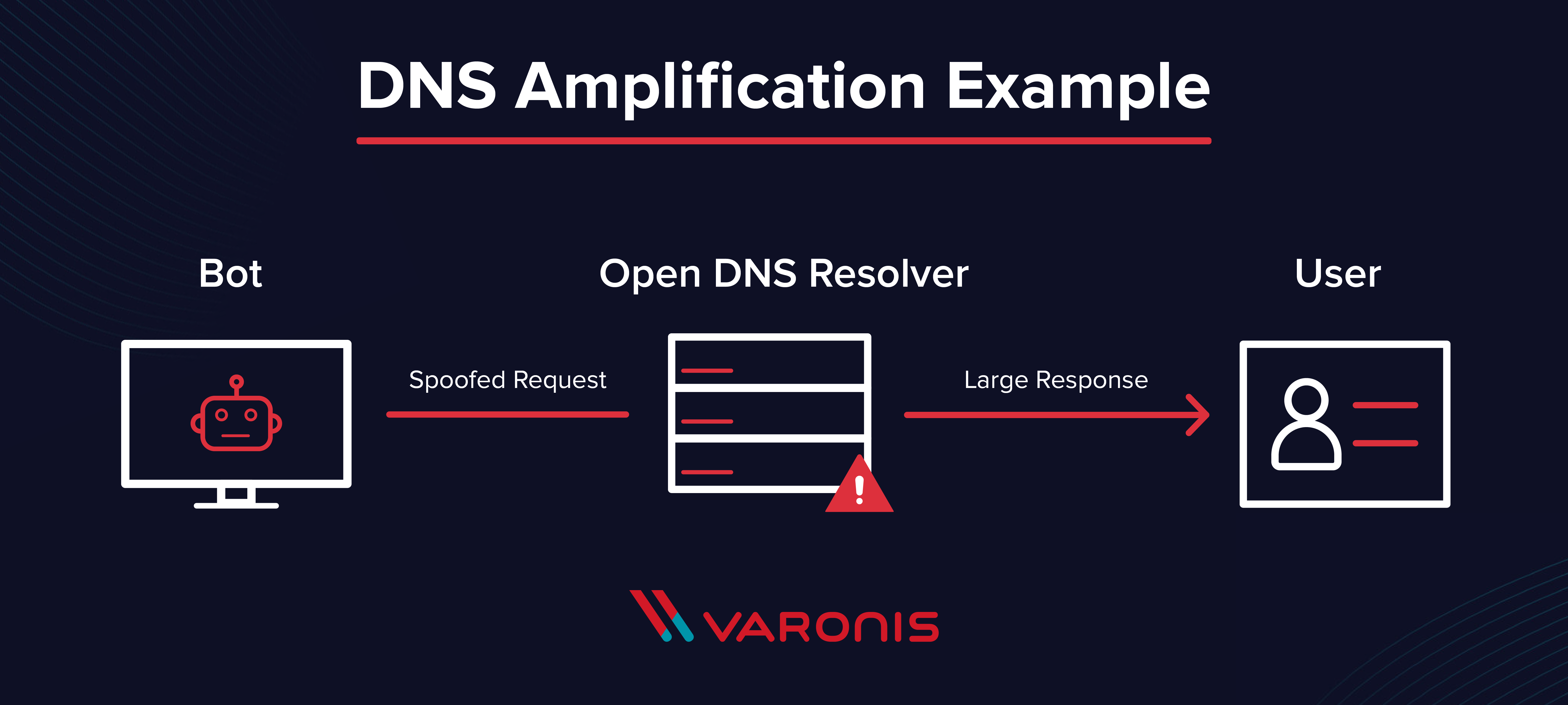 DNS Amplification Example DDOS