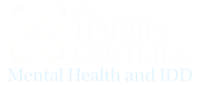 White Harris Center logo on a transparent background