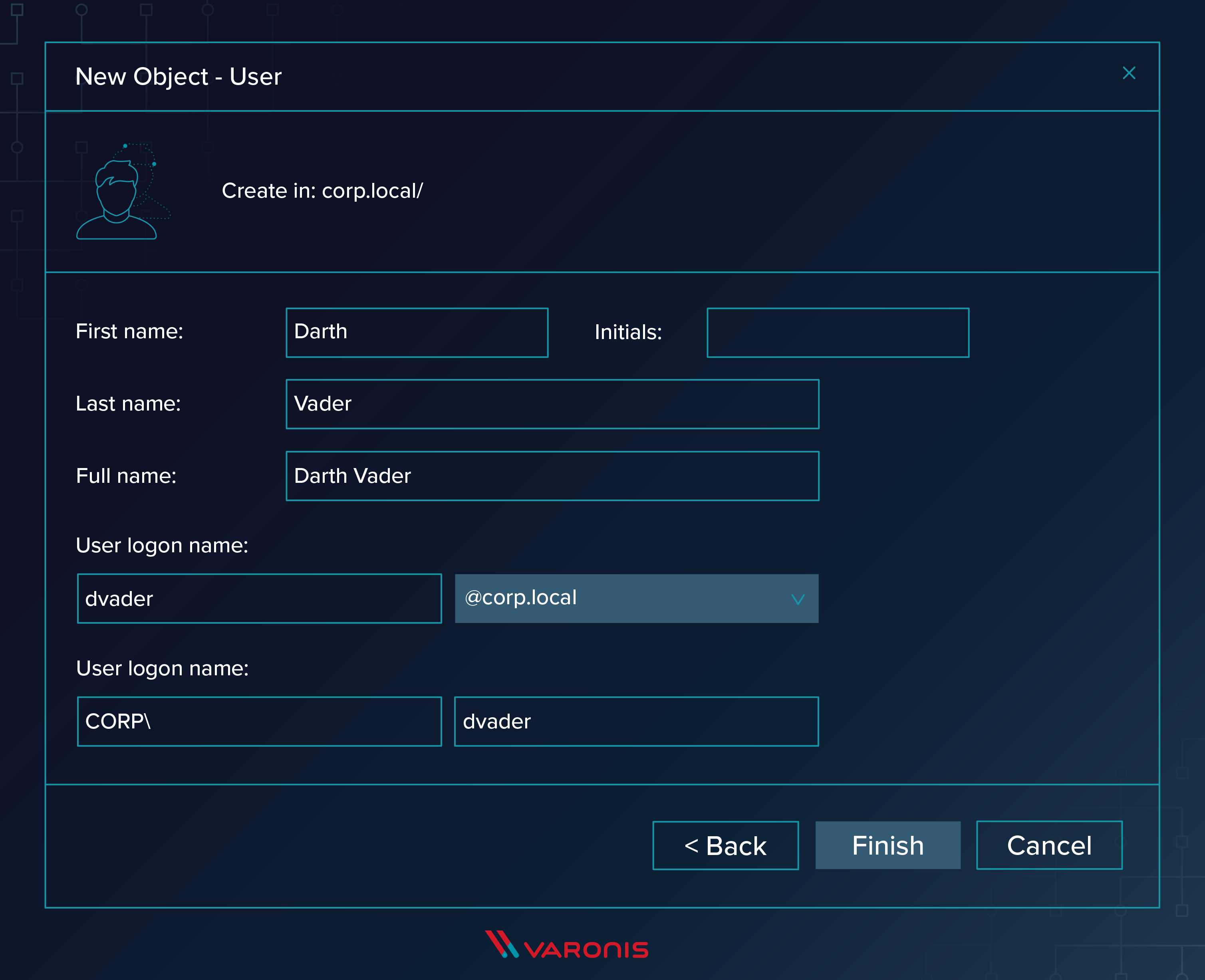 aduc for adding new users to domain step 2