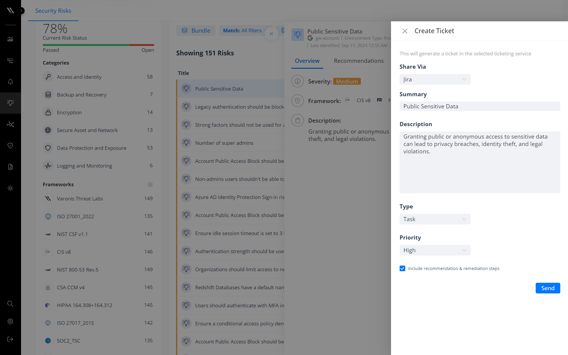 Ticketing integration